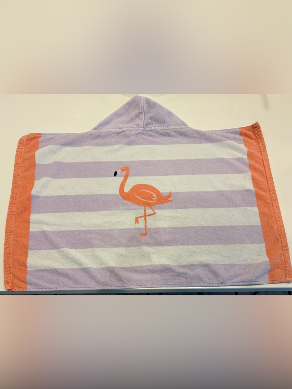 Pottery Barn Kids Flamingo Beach Hooded Towel